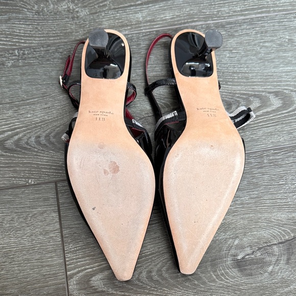 Kate Spade Maritza Black Patent Leather Heels size 11 - Picture 7 of 9
